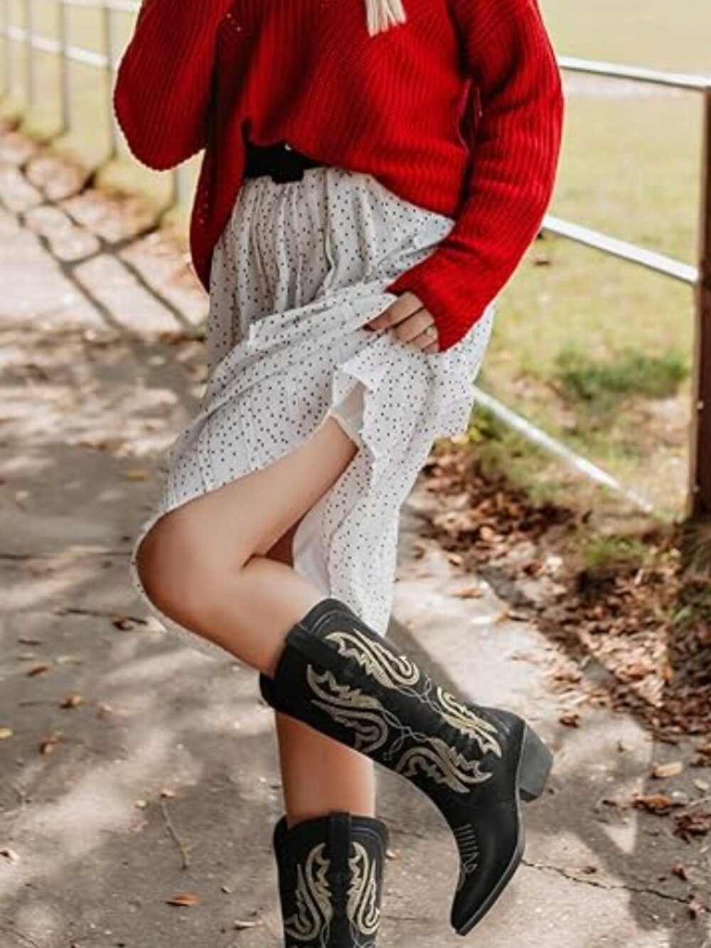 Cowgirl Mid Calf Western Boots